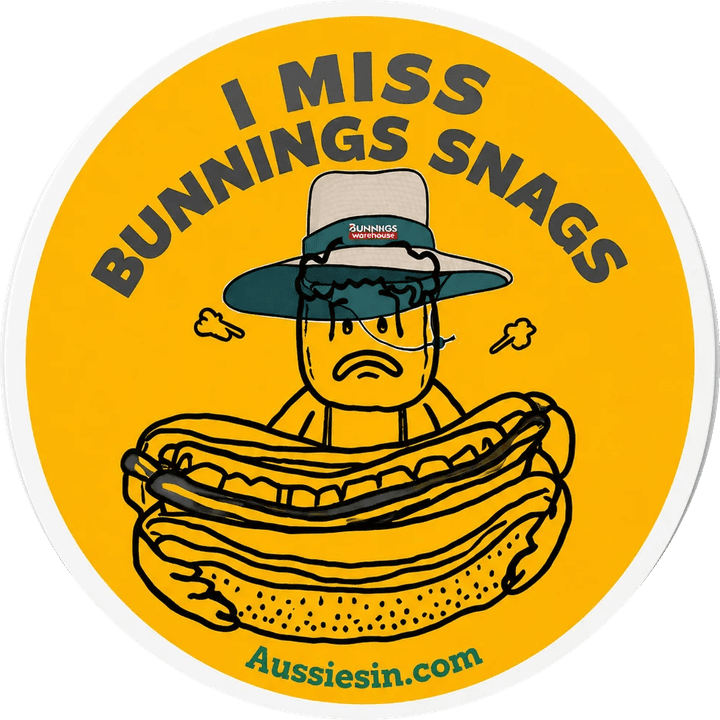 I Miss Bunnings Snags sticker